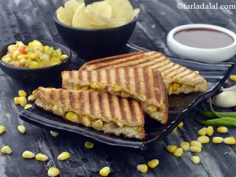 Corn Cheese Cold Sandwich